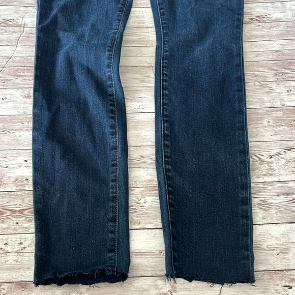 J Brand Dark Wash High Rise Raw Hem Skinny Jeans - Picture 4 of 10